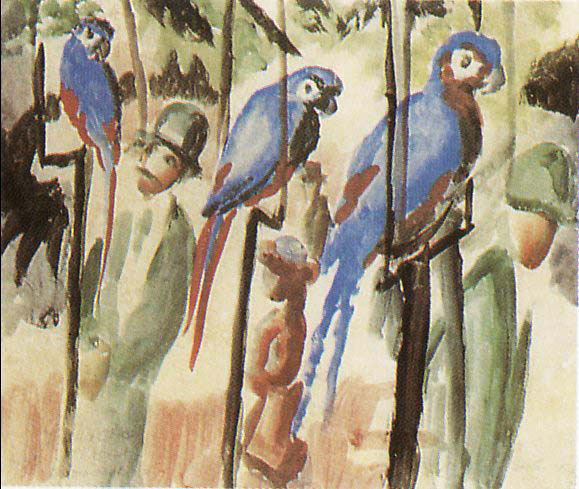 Visiting the Parots